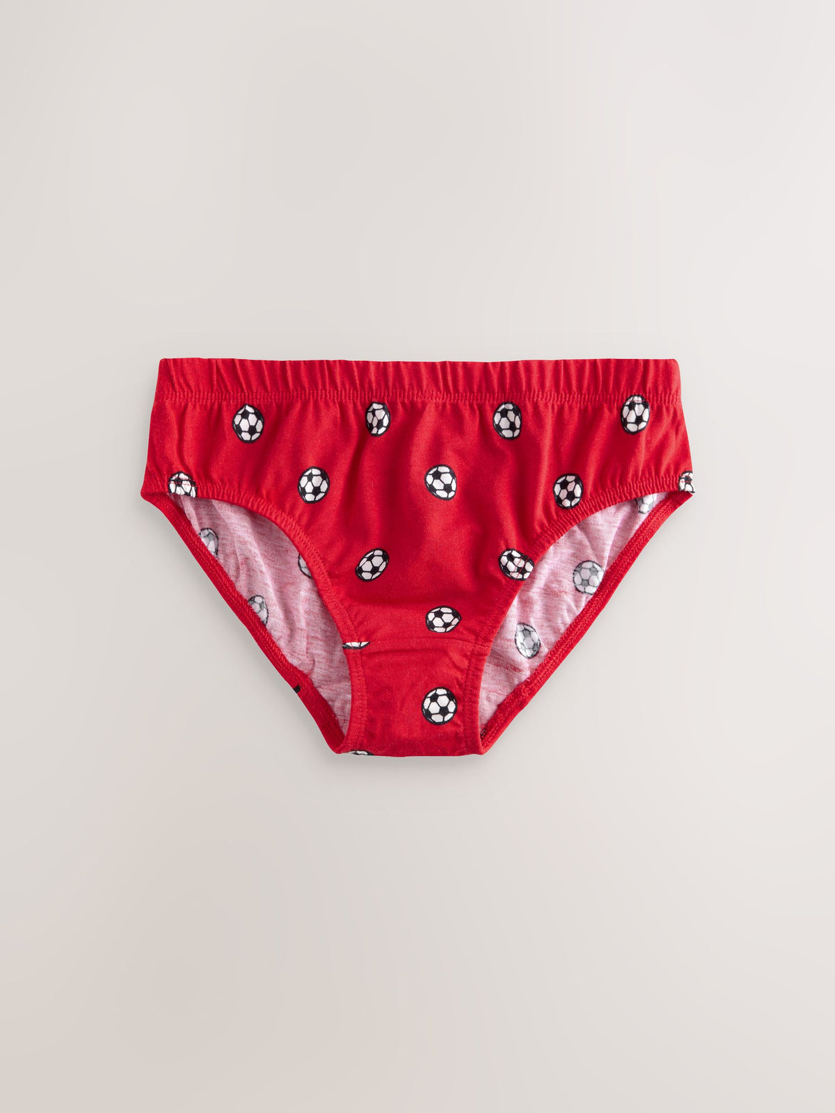 Dsiney Kidz - Red/Blue Football Cotton Printed Briefs 5 Pack (1.5-10yrs) image 6