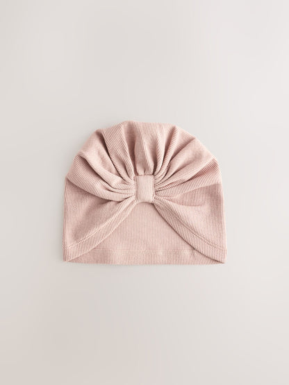 Neutral 2 Pack Baby Turbans (0-18mths) image 2