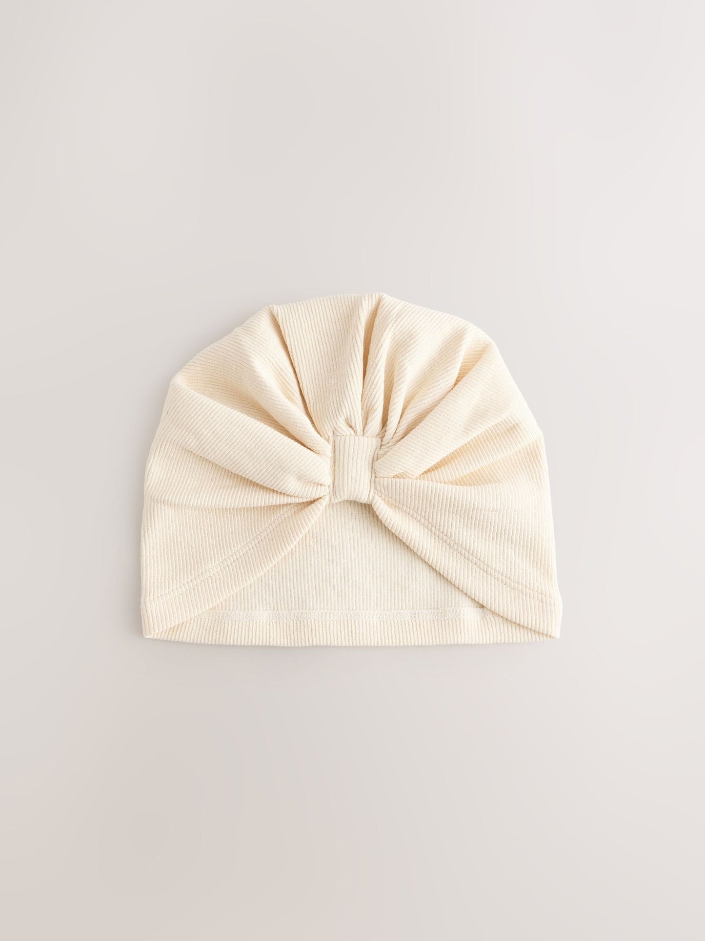Neutral 2 Pack Baby Turbans (0-18mths) image 3