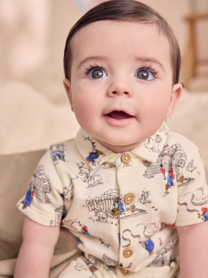 Paddington Bear Collared Baby 100% Cotton Cath Kidston Romper image 3