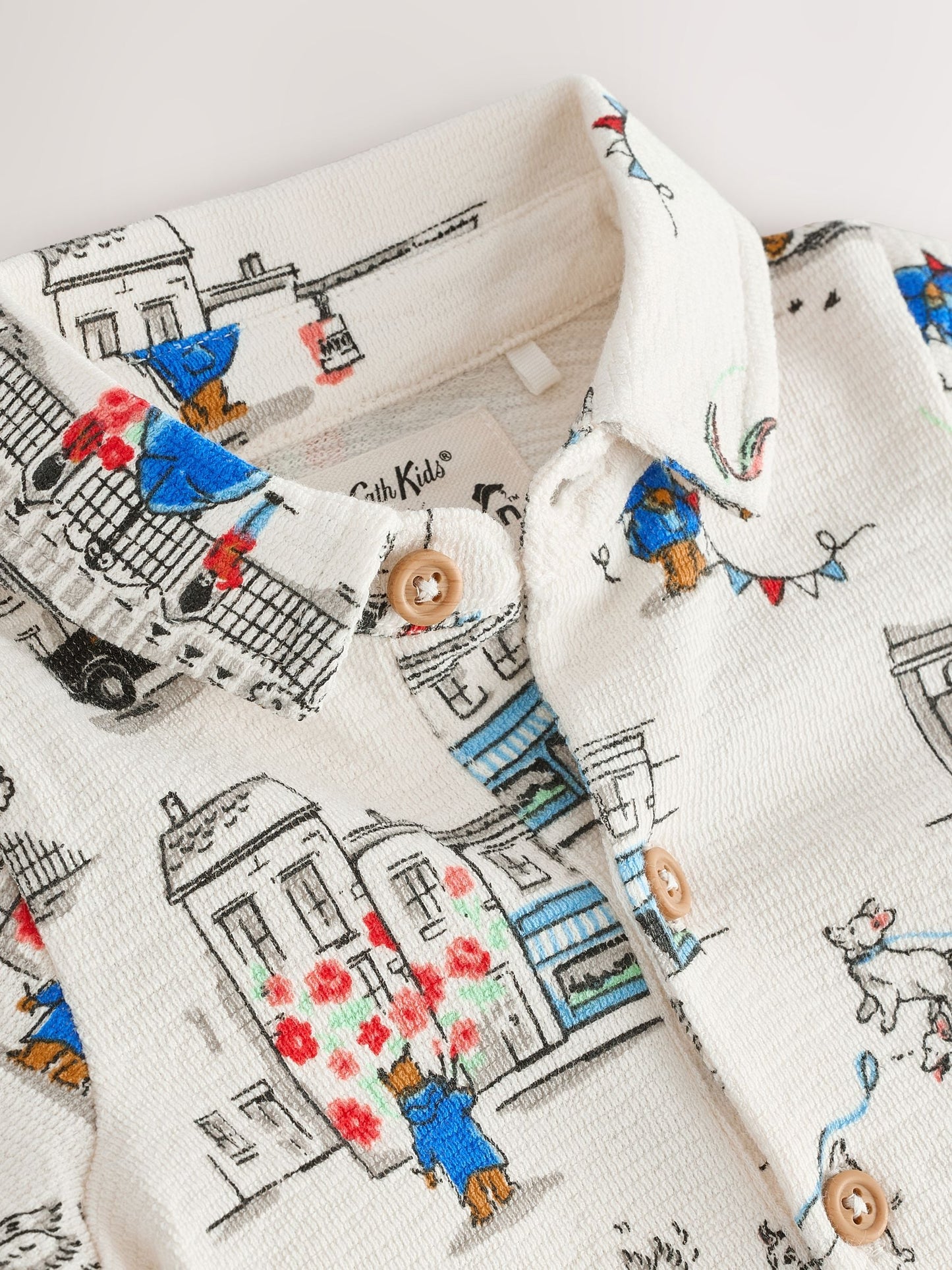 Paddington Bear Collared Baby 100% Cotton Cath Kidston Romper image 6