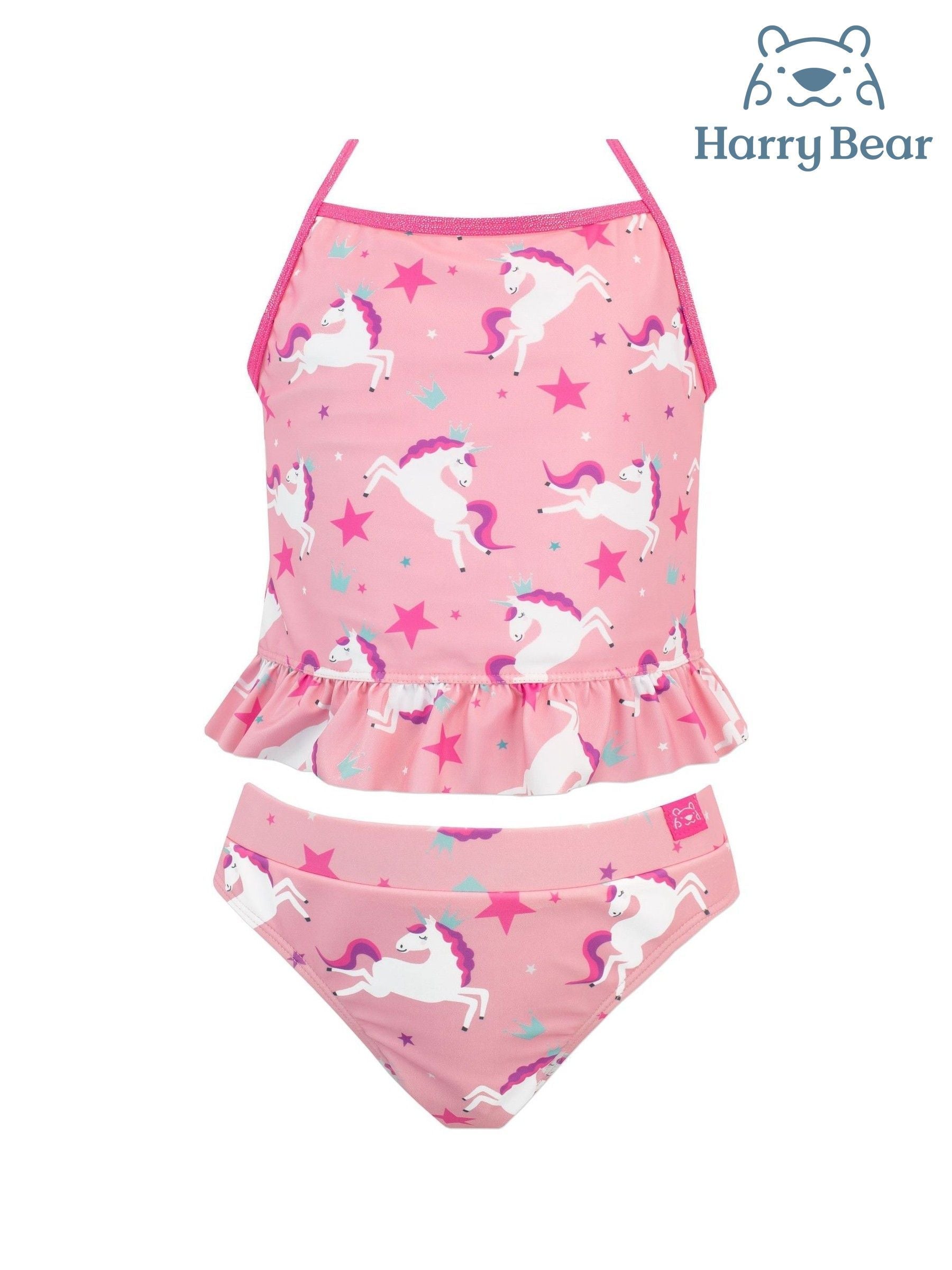 Harry Bear Pink Unicorn Tankini 2 Piece Swimsuit image 5