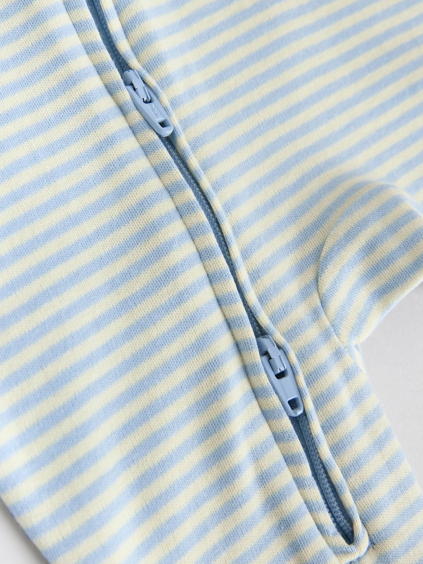 Blue 3 Pack Baby Sleepsuits (0-3yrs) image 3