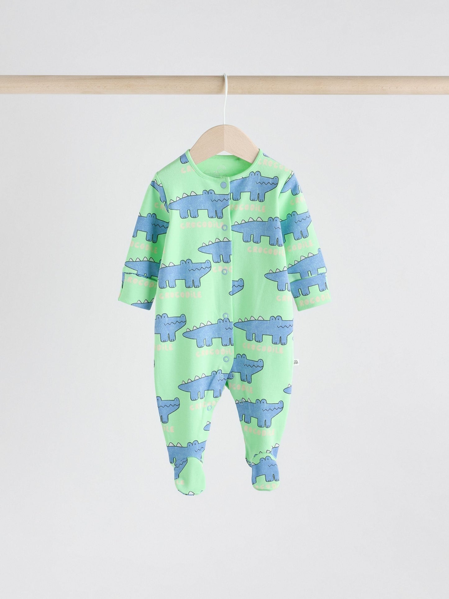 Multi 4 Pack Animal Baby 100% Cotton Sleepsuits (0mths-2yrs)
