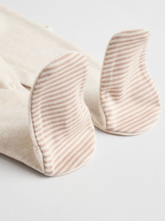 Neutral Baby Sleepsuits 3 Pack (0-2yrs) image 3