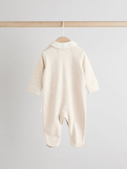 Neutral Baby Sleepsuits 3 Pack (0-2yrs) image 6