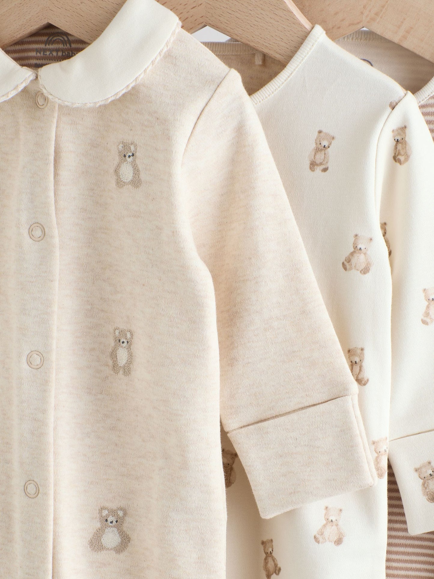Neutral Baby Sleepsuits 3 Pack (0-2yrs) image 7