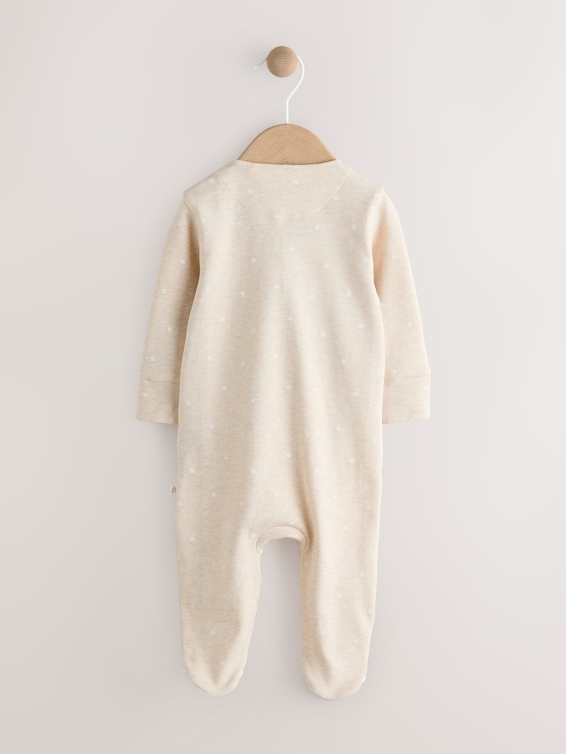 Neutral I Love My Daddy Two Way Zip Baby Sleepsuit (0-18mths) image 5