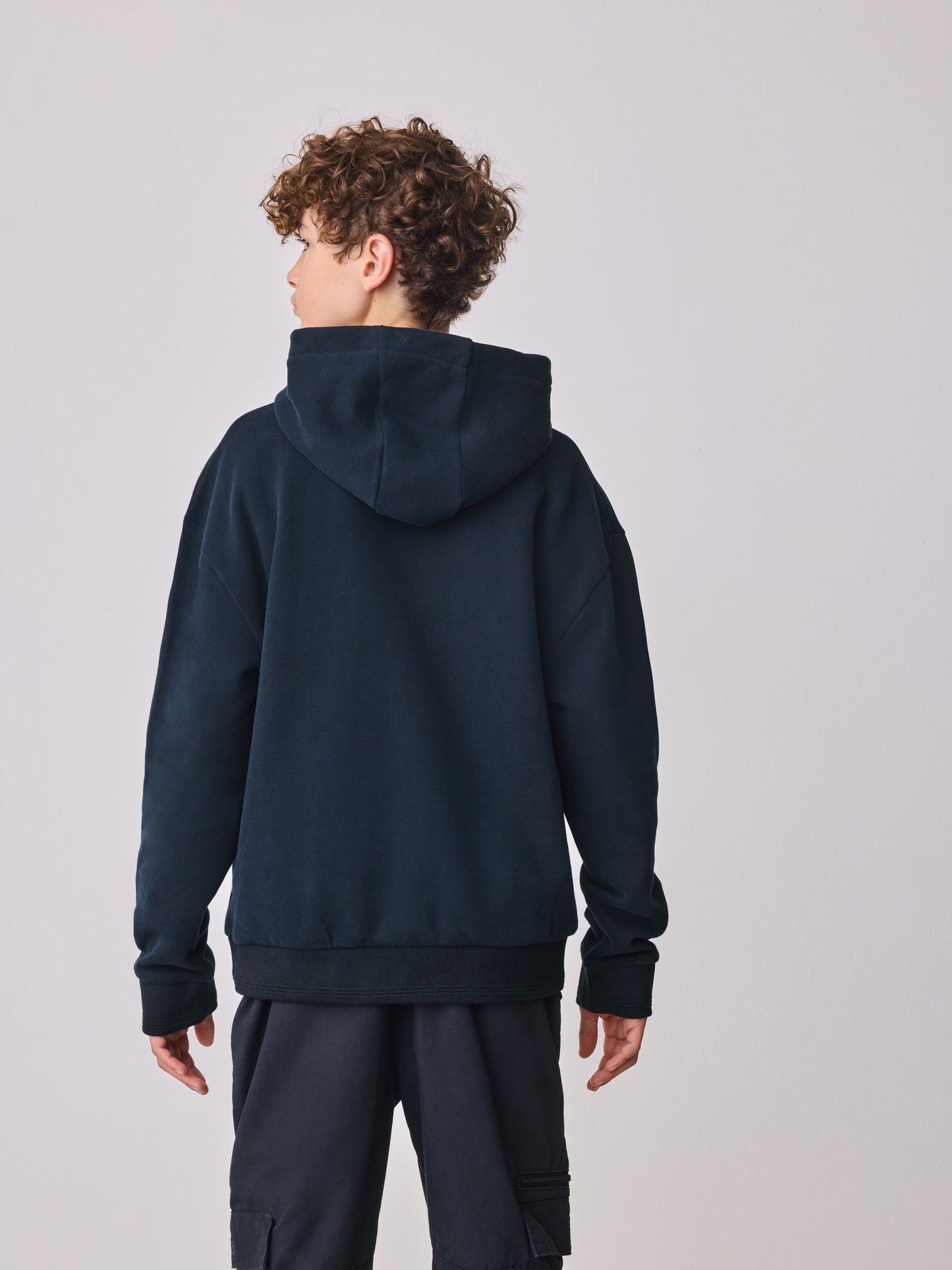 Dsiney Kidz - Baker by Ted Baker Navy Overhead Hoodie image 2