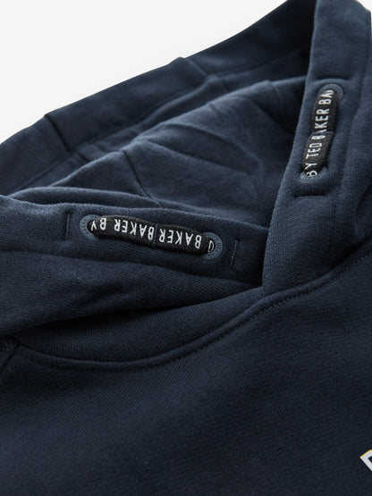 Dsiney Kidz - Baker by Ted Baker Navy Overhead Hoodie image 8