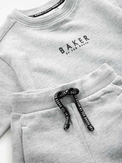 Dsiney Kidz - Baker by Ted Baker Grey Sweatshirt and Joggers Set image 3