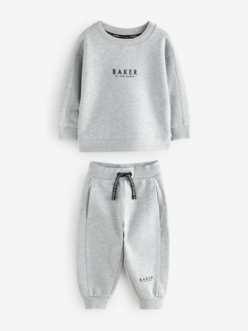 Dsiney Kidz - Baker by Ted Baker Grey Sweatshirt and Joggers Set image 1