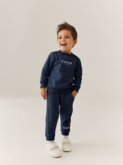 Baker by Ted Baker Navy Baker by Ted Baker Sweatshirt and Joggers Set image 1