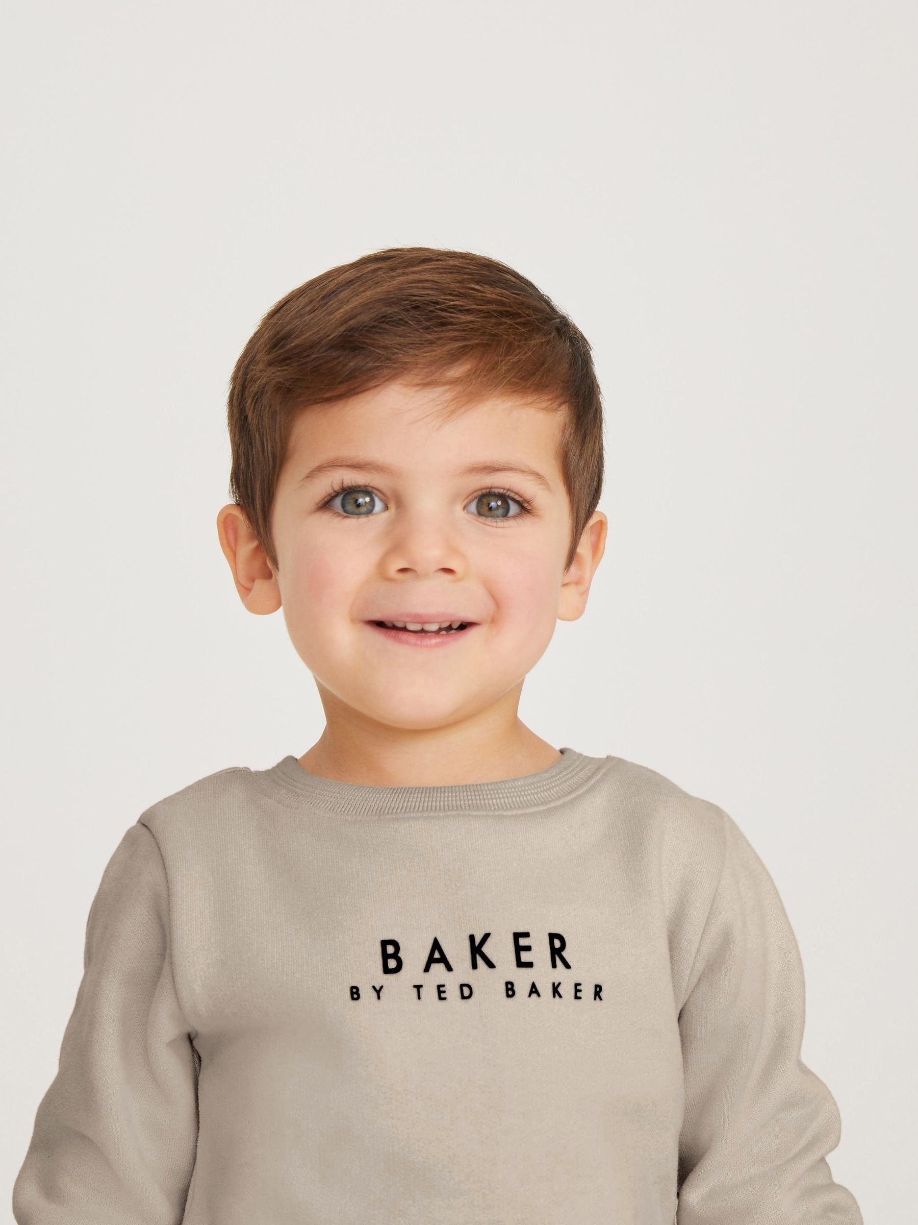 Baker by Ted Baker Stone Sweatshirt and Joggers Set image 4