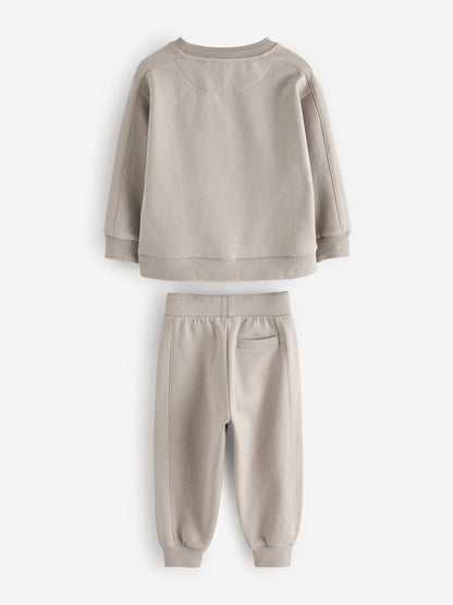 Baker by Ted Baker Stone Baker by Ted Baker Sweatshirt and Joggers Set image 7