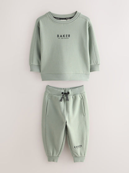 Baker by Ted Baker Green Baker by Ted Baker Sweatshirt and Joggers Set image 2