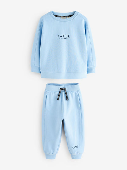 Baker by Ted Baker Blue Baker by Ted Baker Sweatshirt and Joggers Set image 2