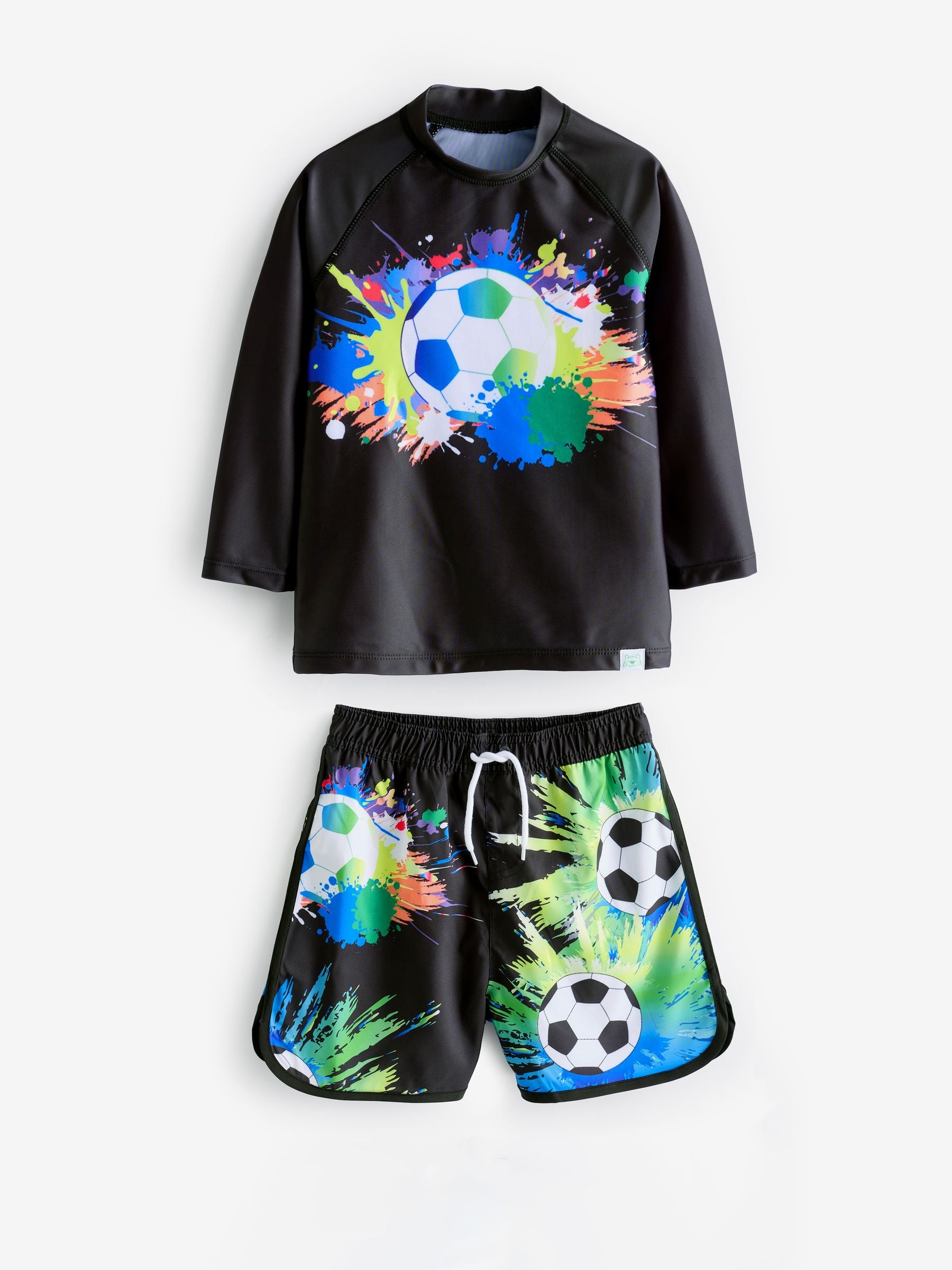 Harry Bear Black Football Swim Set 2 Piece image 1