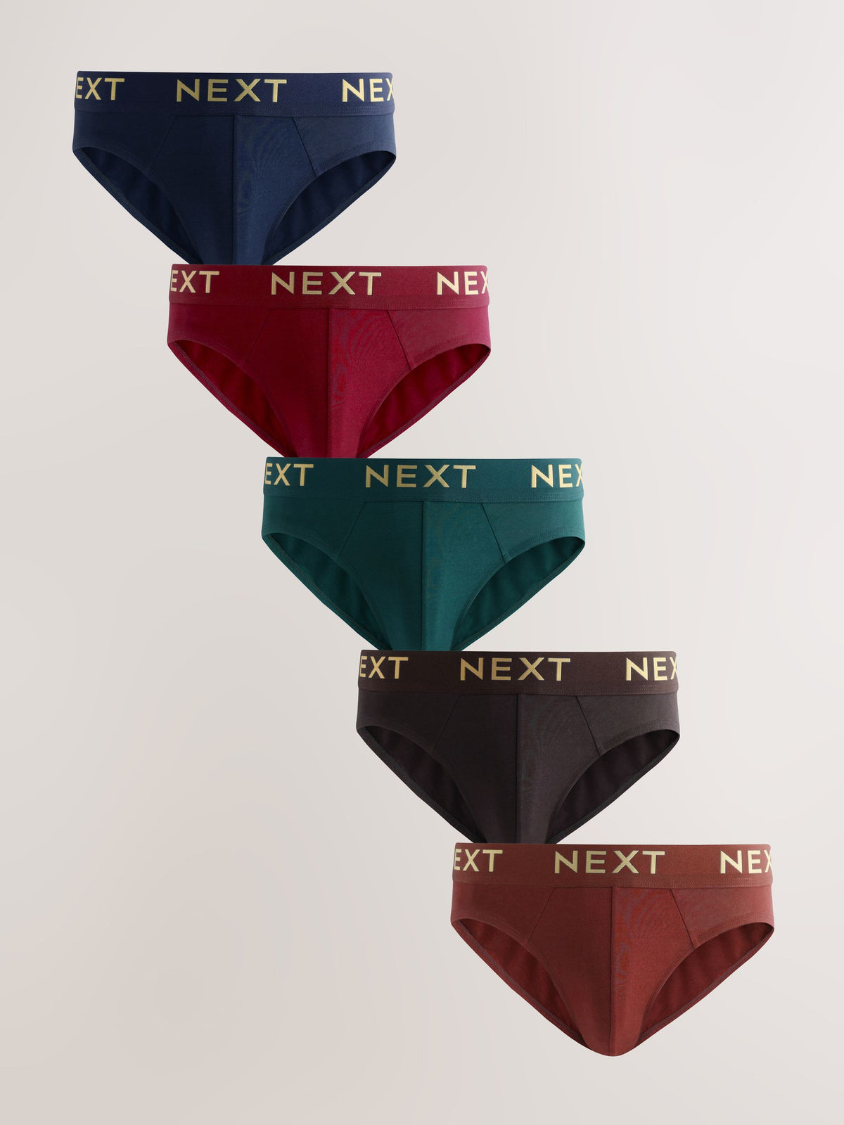 Dsiney Kidz - Rich colour Red/Green/Blue 5 Pack Cotton Rich Briefs image 1