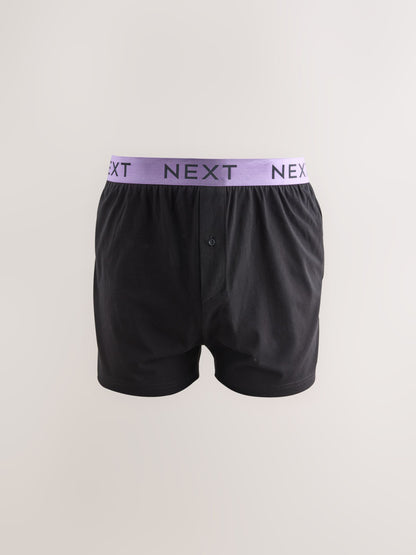 Dsiney Kidz - Black Bright Waistband 10 pack Loose Fit Cotton Rich Boxers image 3