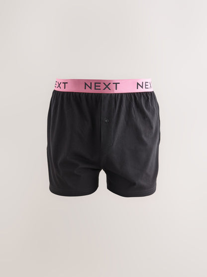 Dsiney Kidz - Black Bright Waistband 10 pack Loose Fit Cotton Rich Boxers image 6