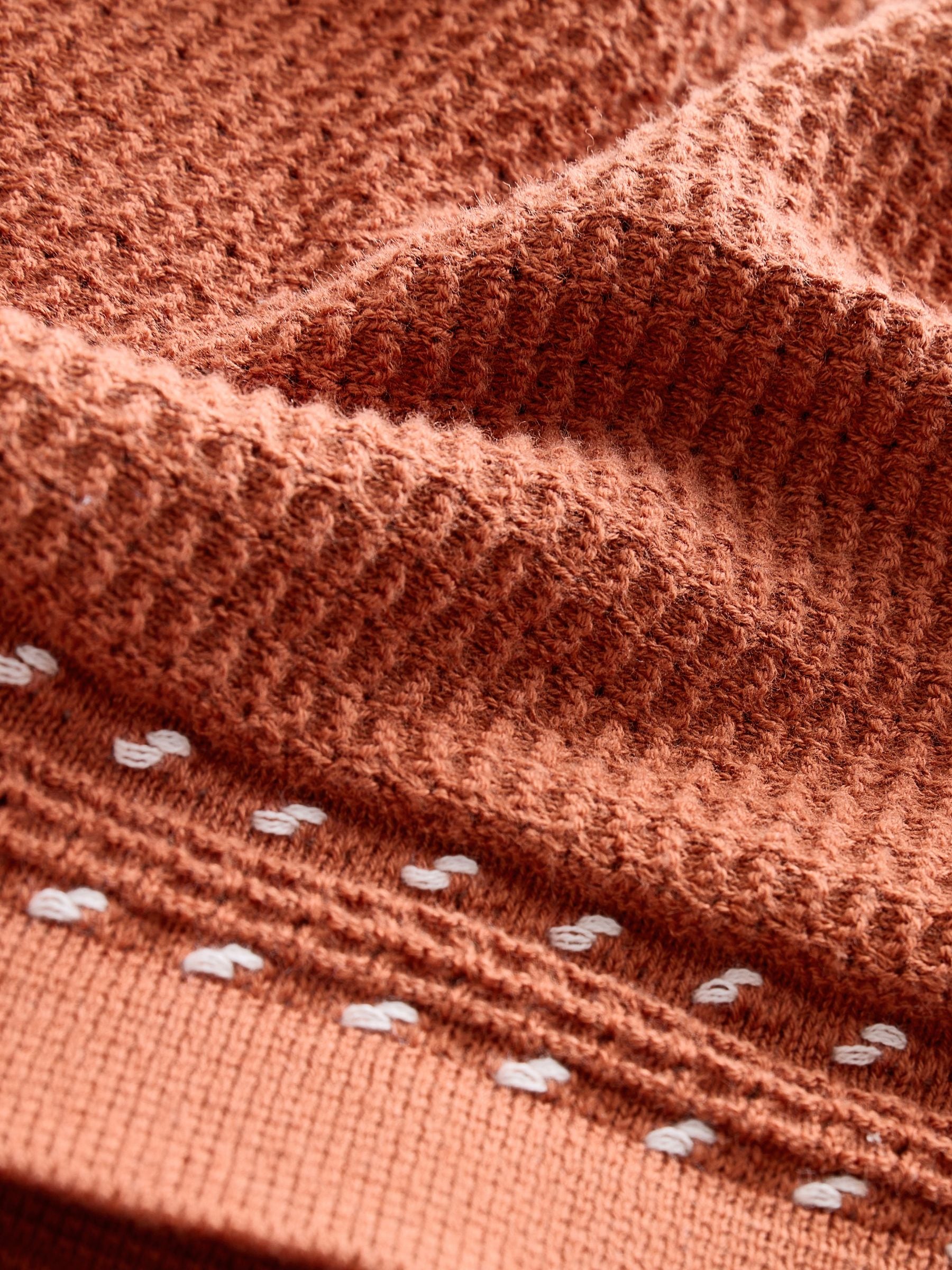Dsiney Kidz - Rust Brown 100% Cotton Short Sleeve Knitted Polo Shirt (3-16yrs) image 4