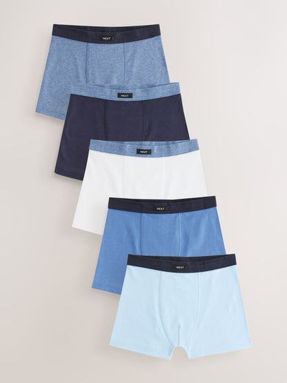 Dsiney Kidz - Blue Soft Waistband Trunks 5 Pack (1.5-16yrs) image 1