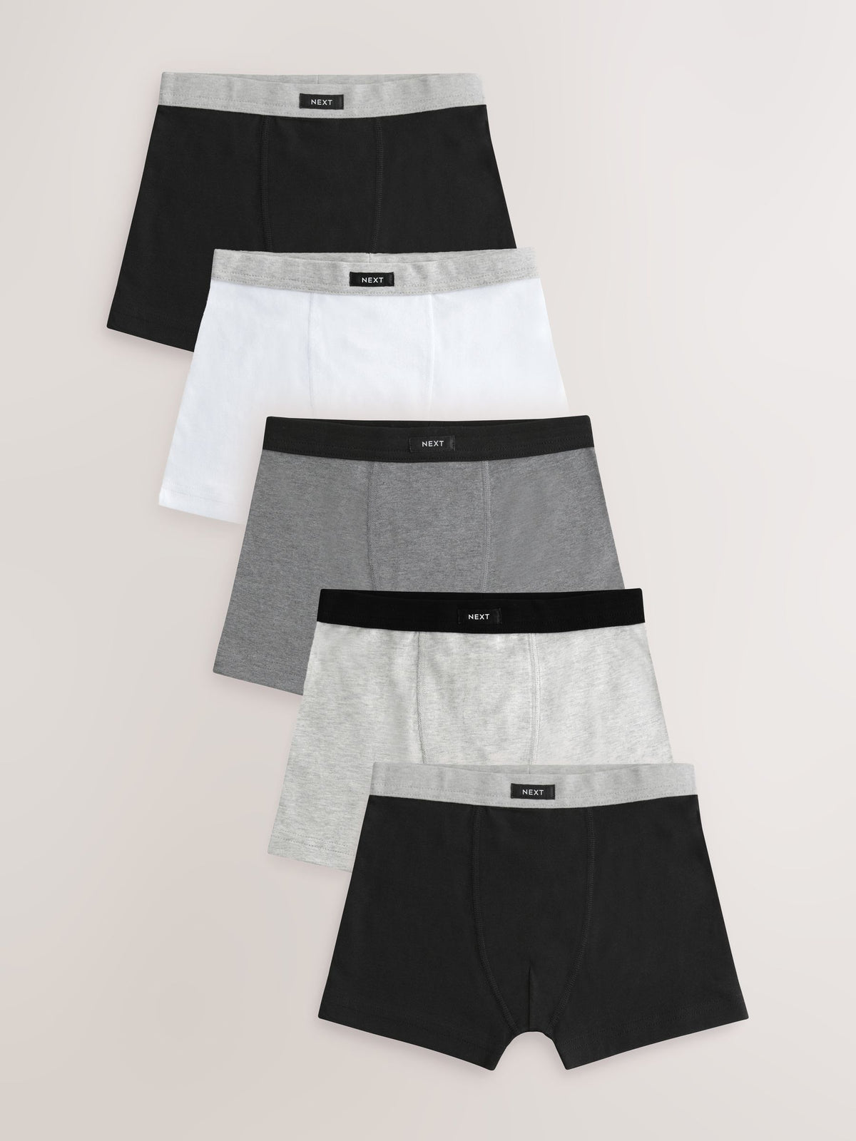 Dsiney Kidz - Grey Soft Waistband Trunks 5 Pack (1.5-16yrs) image 1