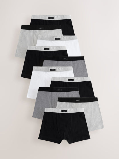 Dsiney Kidz - Grey Soft Waistband Trunks 10 Pack (2-16yrs) image 1