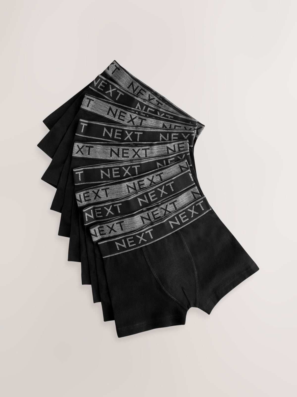 Dsiney Kidz - Black with Grey Waistband Trunks 10 Pack (1.5-16yrs) image 4