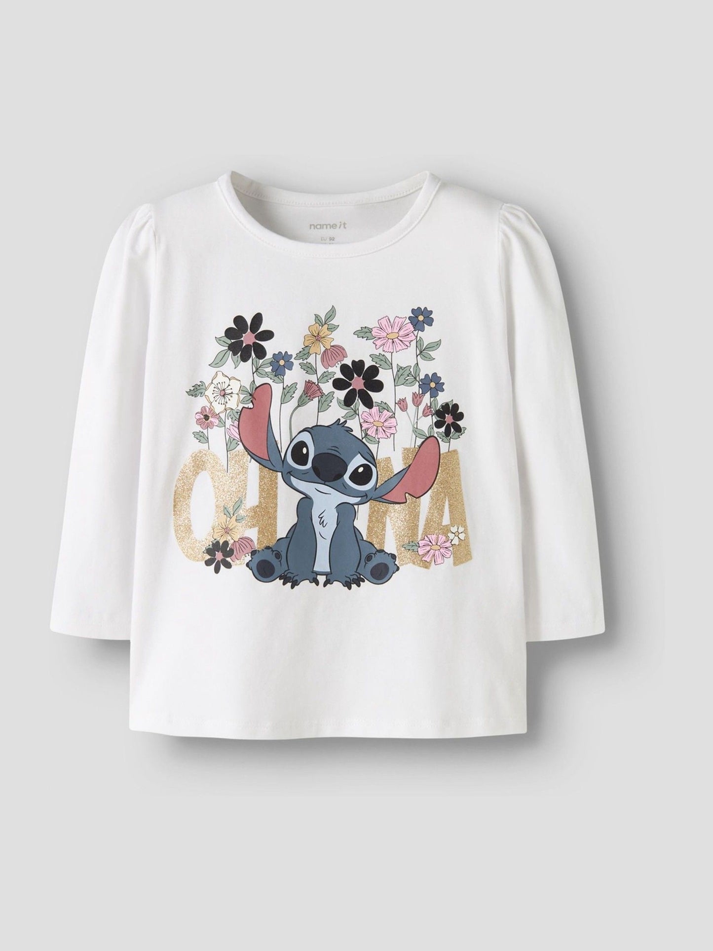 Dsiney Kidz - Name It White Stitch Floral Long Sleeve T-Shirt image 3