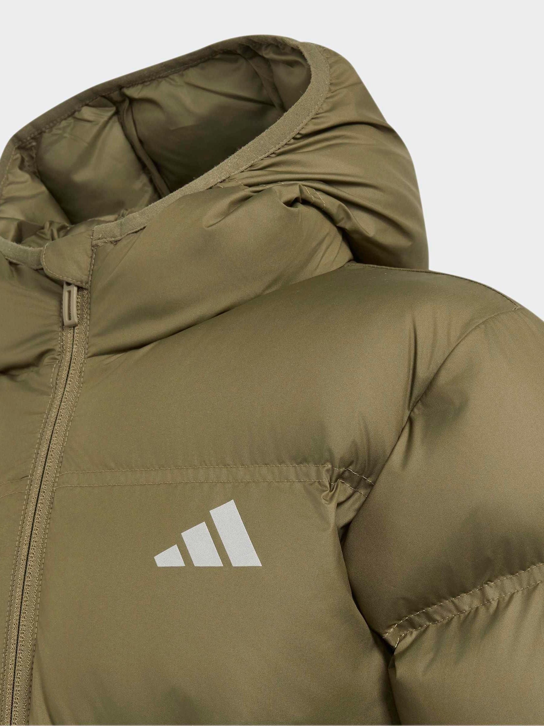 Dsiney Kidz - adidas Green Synthetic Down Jacket image 3