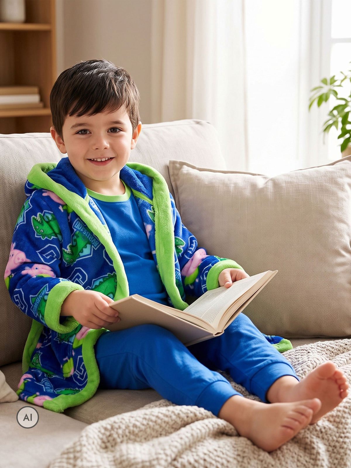 Character Blue Peppa Pig George Dressing Gown - image 3