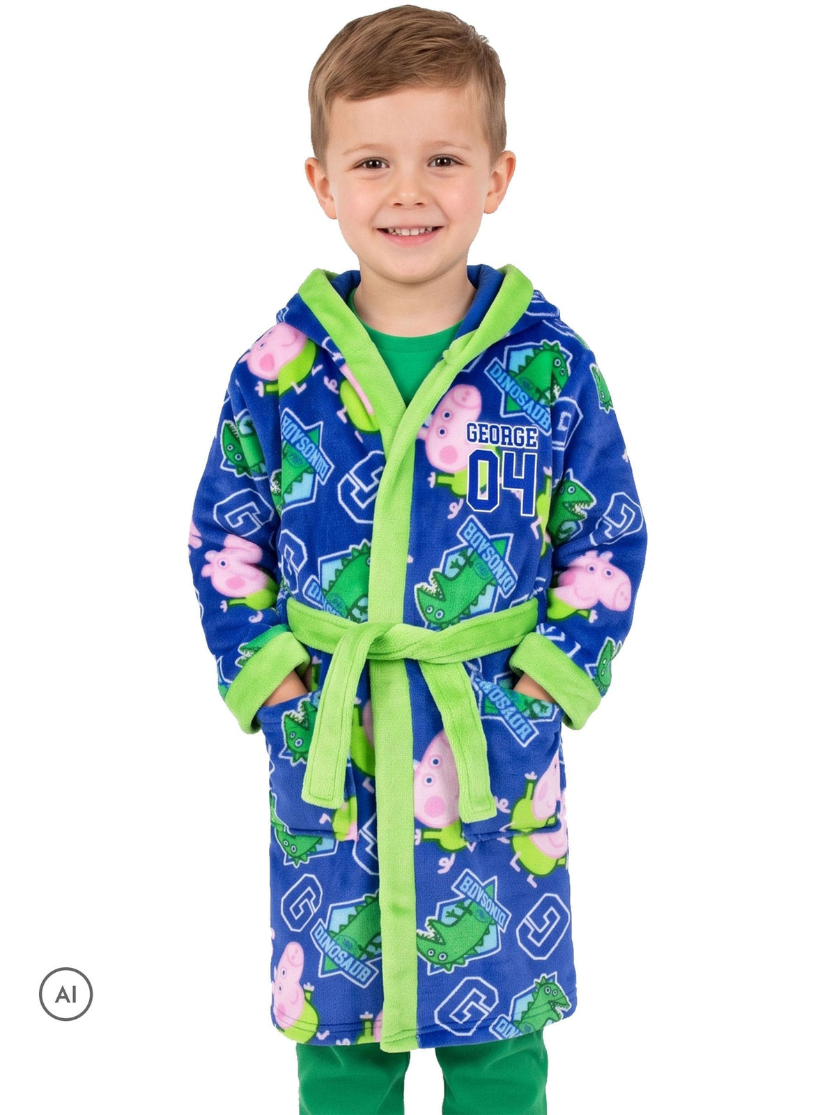 Character Blue Peppa Pig George Dressing Gown - image 4