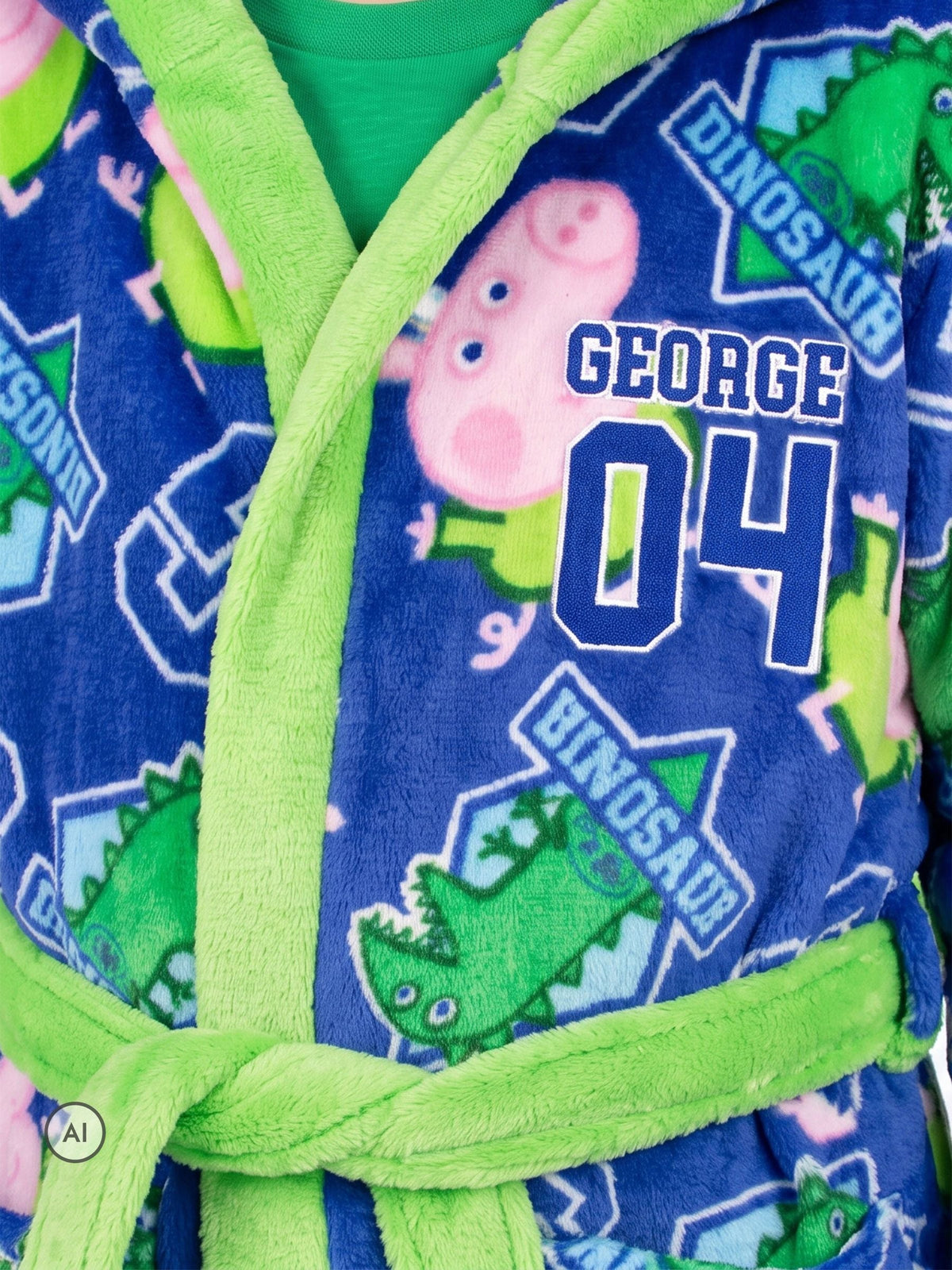 Character Blue Peppa Pig George Dressing Gown - image 9