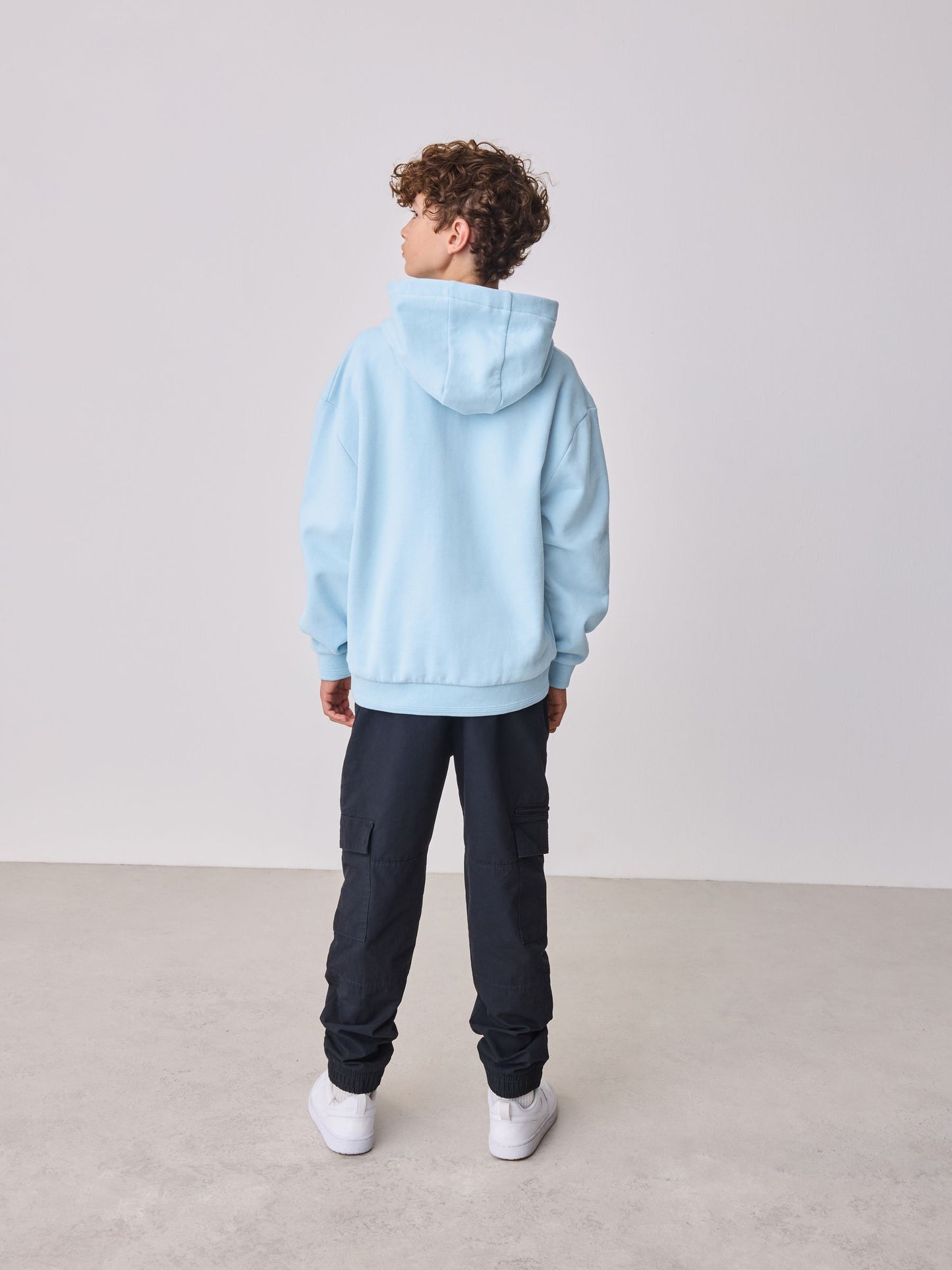 Dsiney Kidz - Baker by Ted Baker Blue Overhead Hoodie image 4