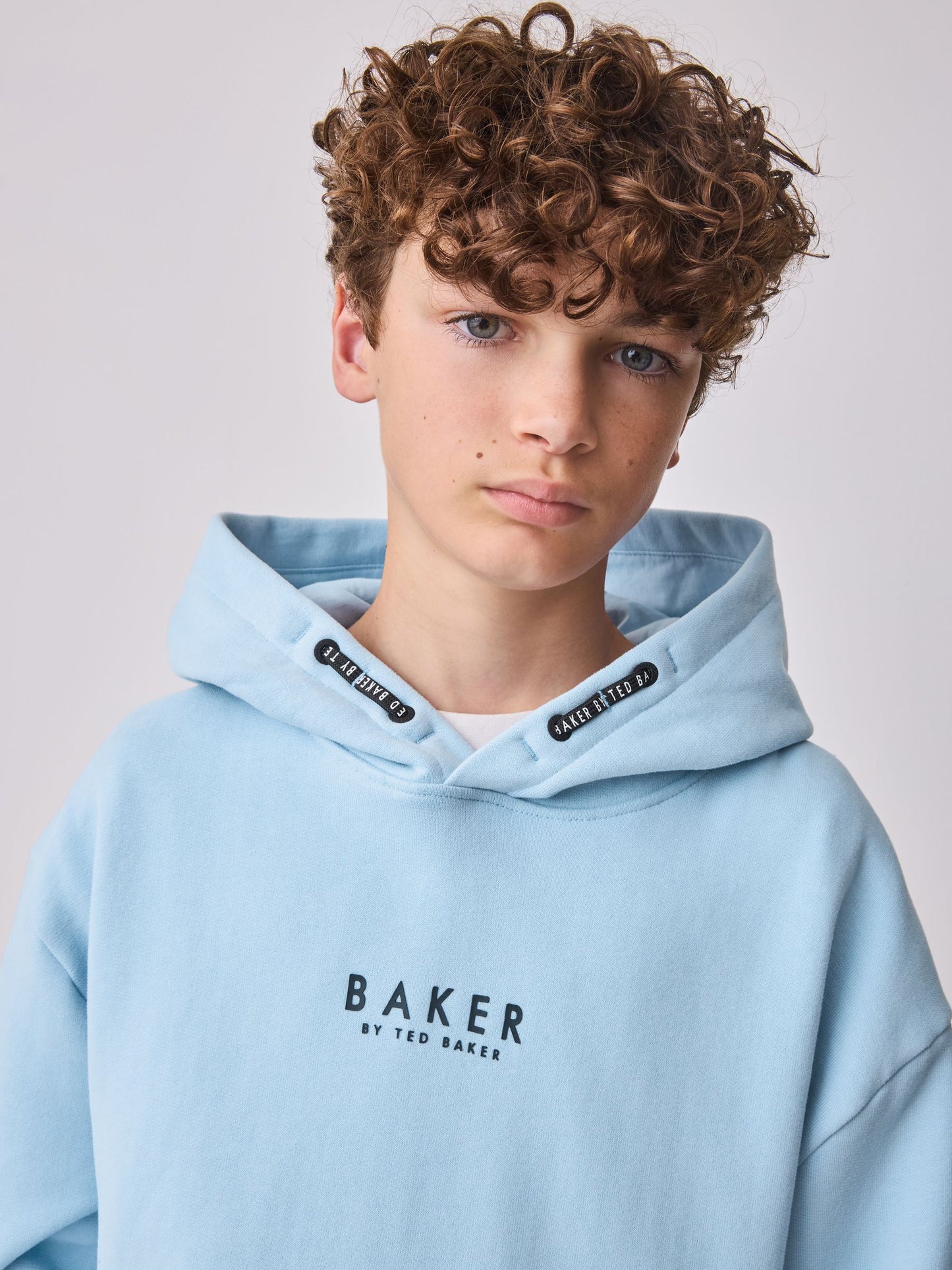 Dsiney Kidz - Baker by Ted Baker Blue Overhead Hoodie image 5