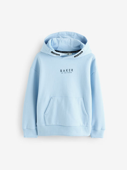 Dsiney Kidz - Baker by Ted Baker Blue Overhead Hoodie image 6