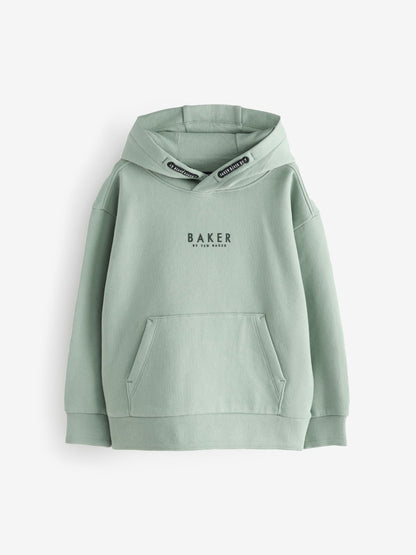 Dsiney Kidz - Baker by Ted Baker Sage Green Overhead Hoodie image 6