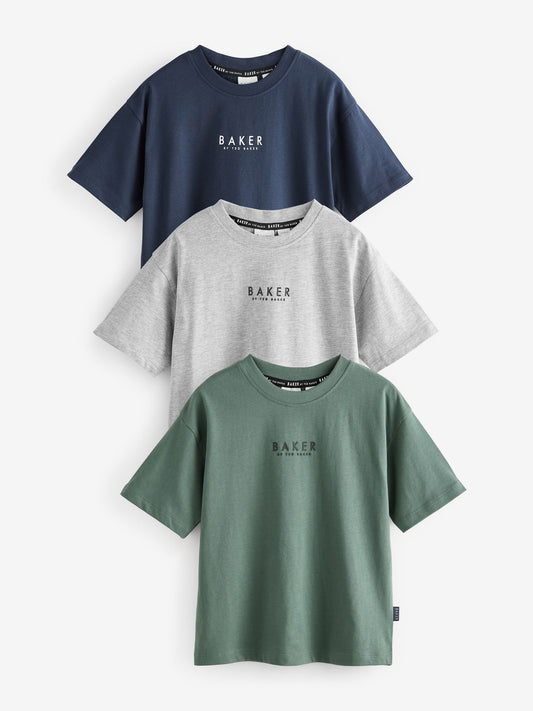 Baker by Ted Baker T-Shirts 3 Pack image 1