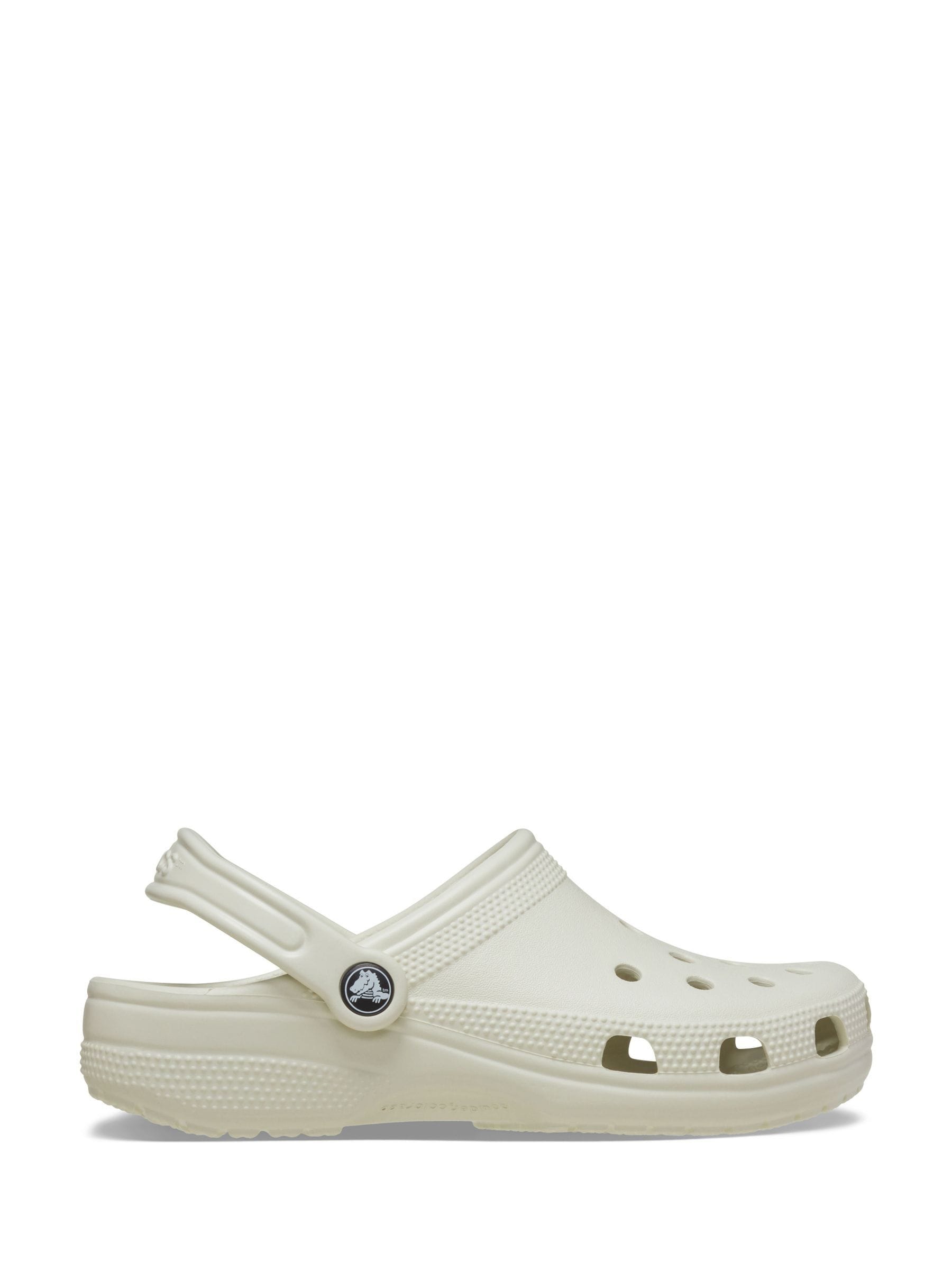 Crocs Cream Dove Kids Unisex Classic Clogs image 1