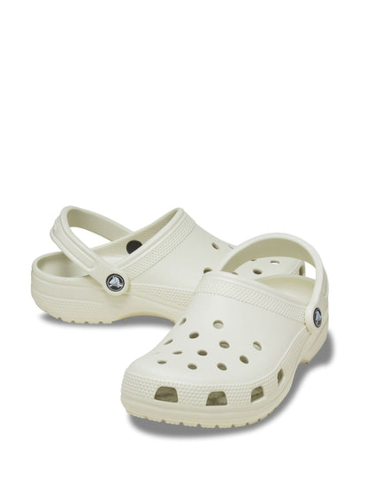 Crocs Cream Dove Kids Unisex Classic Clogs image 4