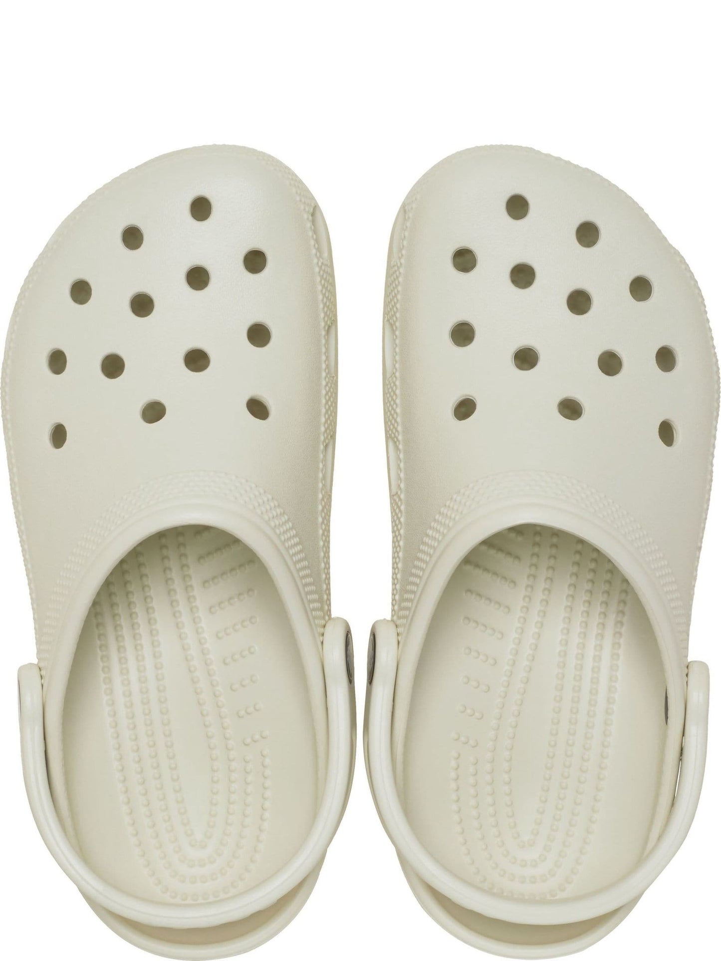 Crocs Cream Dove Kids Unisex Classic Clogs image 5
