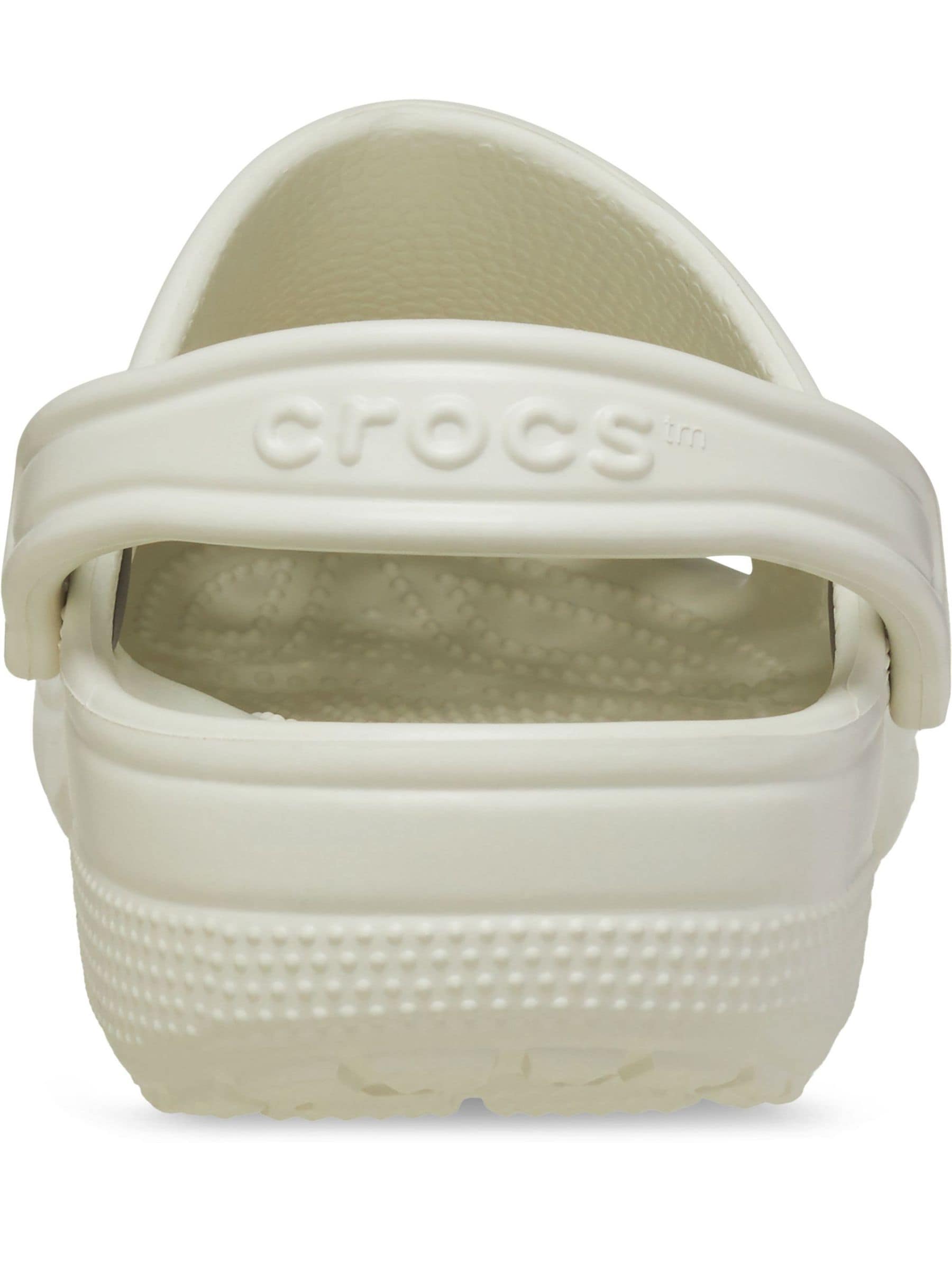 Crocs Cream Dove Kids Unisex Classic Clogs image 6