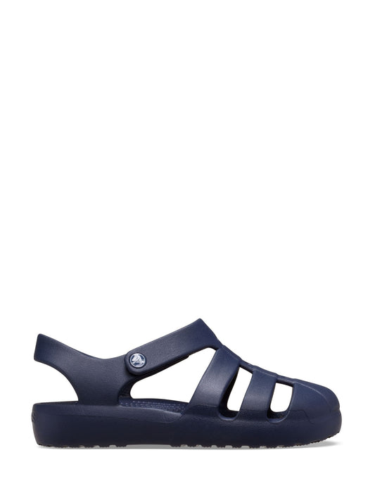 Crocs Navy Toddler Classic Fisherman Sandals image 1