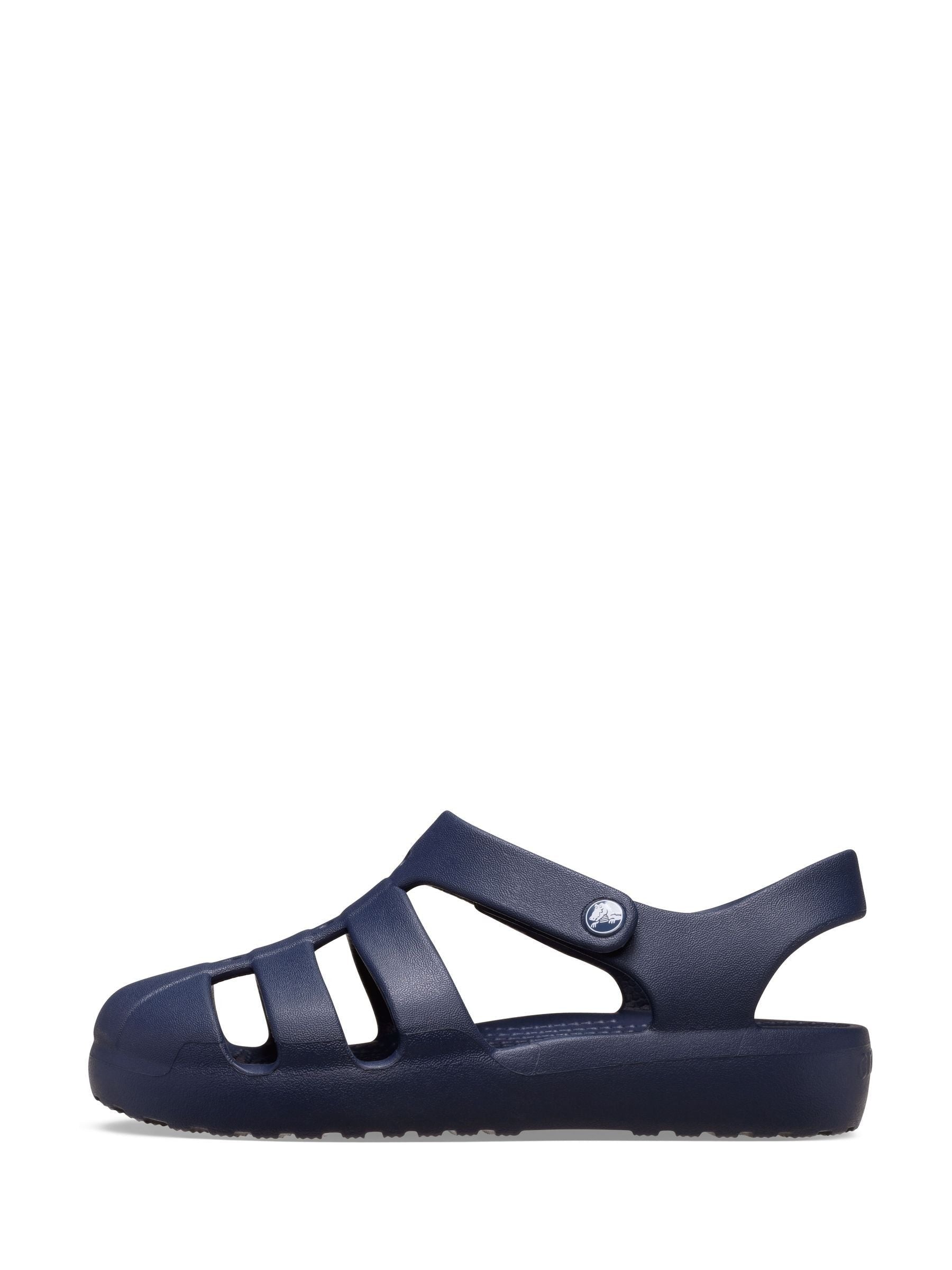 Crocs Navy Toddler Classic Fisherman Sandals image 2