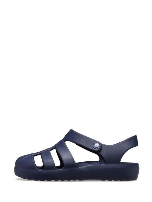 Crocs Navy Toddler Classic Fisherman Sandals image 2