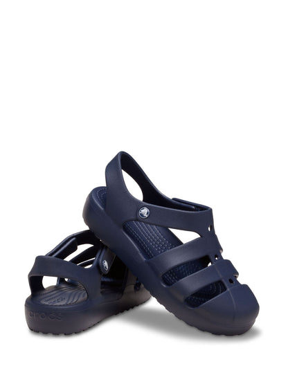 Crocs Navy Toddler Classic Fisherman Sandals image 4