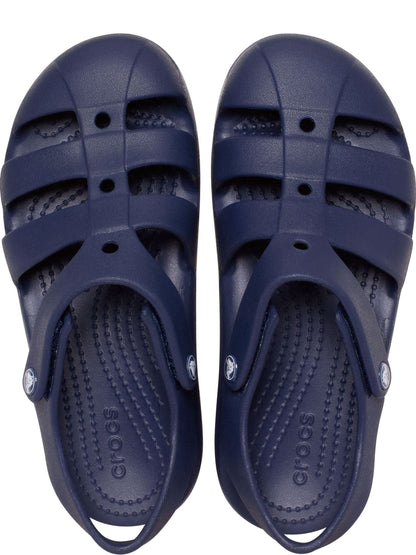 Crocs Navy Toddler Classic Fisherman Sandals image 6