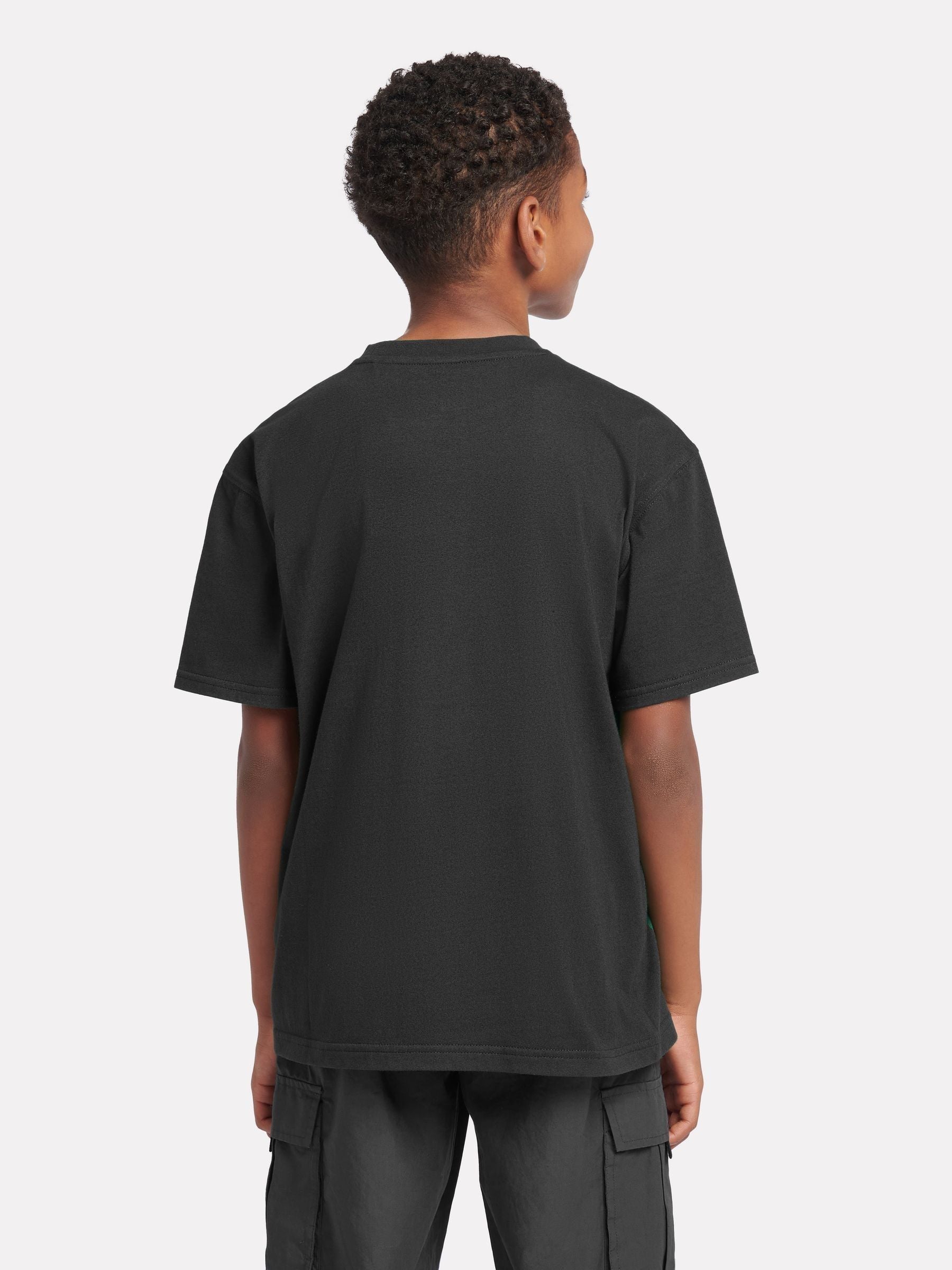 Dsiney Kidz - New Balance Black Jersey Small Logo Cotton T-Shirt image 2